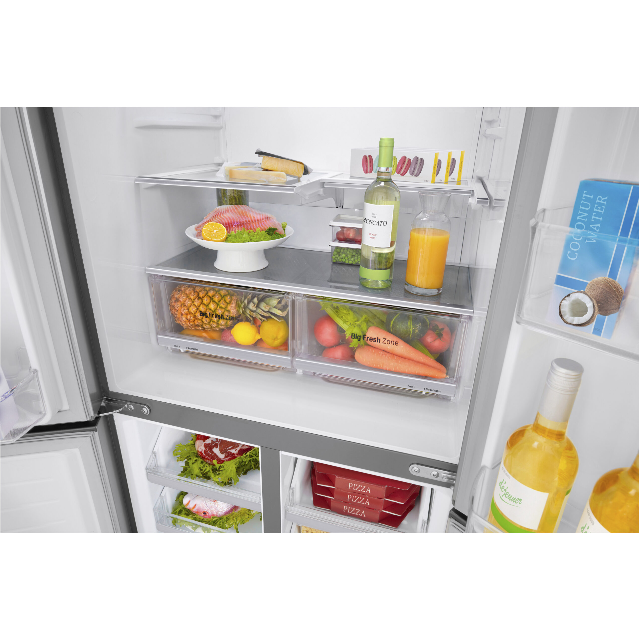 LG GMB844PZFG amerikaanse koelkast Vrijstaand 530 l F Roestvrijstaal EWO10525-13 - Afbeelding 9