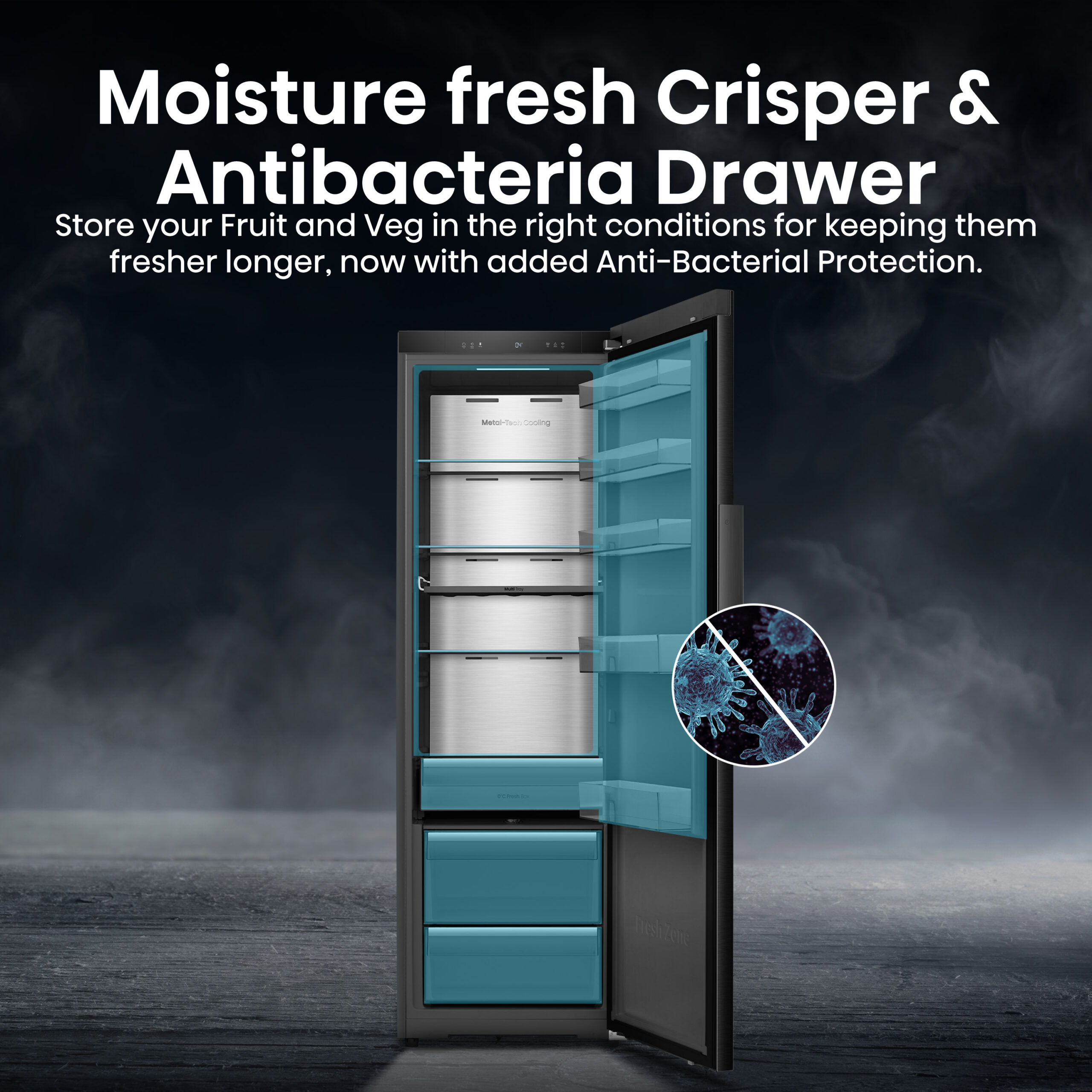 Hisense RL5K370GSFC koelkast Vrijstaand 372 l C EWO51220251 - Afbeelding 8