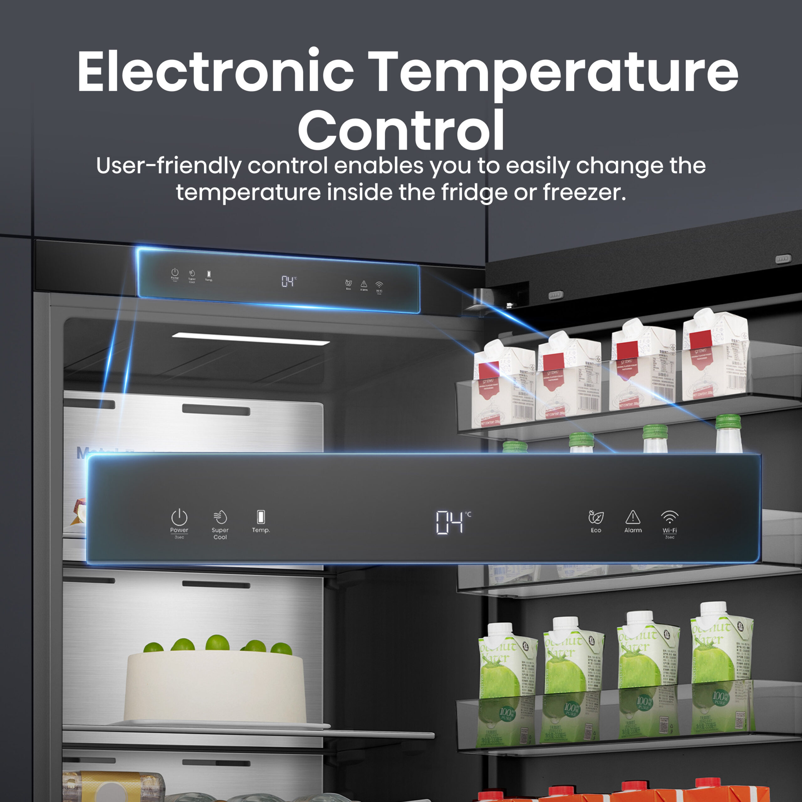 Hisense RL5K370GSFC koelkast Vrijstaand 372 l C EWO51220251 - Afbeelding 10