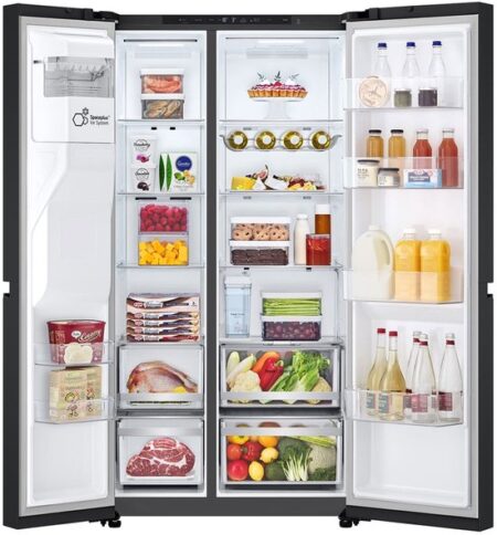 LG GSLE81EPBD  amerikaanse koelkast Vrijstaand 628 l D Zwart - Afbeelding 4