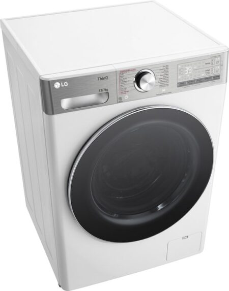 LG F4DR9537S2W - A-20% - 13 kg Was- droogcombinatie met TurboWash™ 39 - Slimme AI DD™ motor - EzDispense™ - Hygiënisch wassen met stoom - ThinQ™ - Afbeelding 2