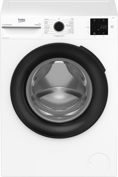 Beko b100 BM1WFU3842W wasmachine Voorbelading 8 kg 1400 RPM Zwart, Wit DHZ1867 - Afbeelding 11