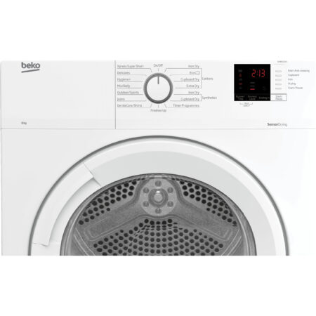 Beko DA8012GA wasdroger Vrijstaand Voorbelading 8 kg C Wit DHZ1857 - Afbeelding 7