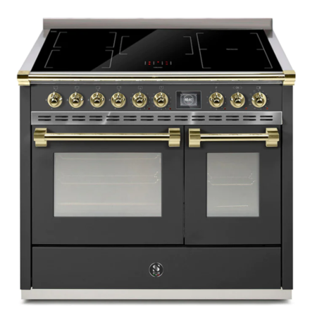 Steel AQ10SF-5FI Antraciet fornuis showroommodel DHZ1701