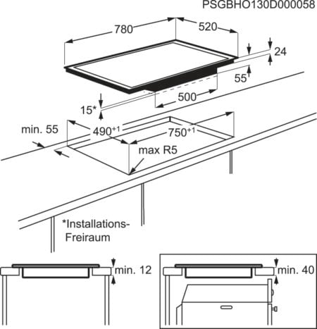 AEG HK874400FB Zwart Ingebouwd Inductiekookplaat zones 4 zone(s) EWO16625-3 - Afbeelding 6
