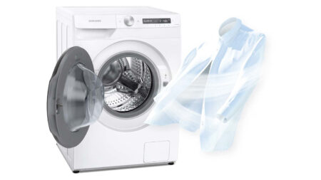 Samsung WD70TA049BE/EG Was-droogcombinatie Vrijstaand Voorbelading Zwart, Wit E - Afbeelding 13