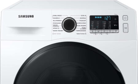 Samsung WD70TA049BE/EG Was-droogcombinatie Vrijstaand Voorbelading Zwart, Wit E - Afbeelding 11