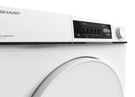 Sharp Home Appliances KD-NCB8S7PW91-EN wasdroger Vrijstaand Voorbelading 8 kg Wit EWO0807252 - Afbeelding 6