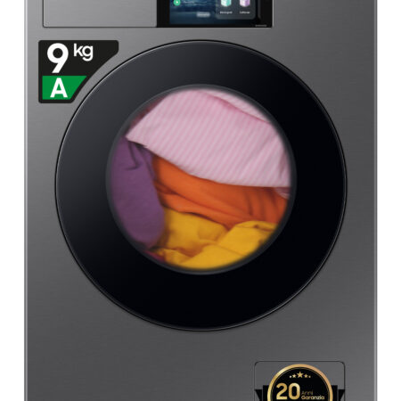 Samsung WF90F09C4SU4 wasmachine Voorbelading 9 kg 1400 RPM Zilver