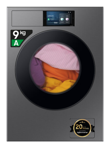 Samsung WF90F09C4SU4 wasmachine Voorbelading 9 kg 1400 RPM Zilver