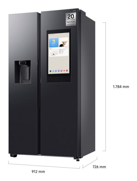 Samsung Series 9 Family Hub™ koelkast 9-serie (634L) Zwart (mat) Wifi - Afbeelding 3