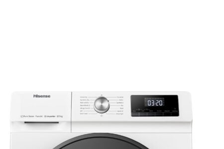 Hisense WDQA8014EVJM Was-droogcombinatie Vrijstaand Voorbelading Wit D EWO0707258 - Afbeelding 3