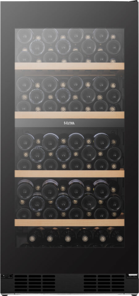 ETNA WKV584 wijnkoeler Compressorwijnkoeler Vrijstaand Zwart 108 fles(sen)