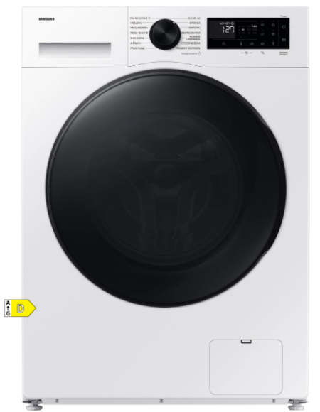 Samsung WD90DG5B15BE/EU Was-droogcombinatie Vrijstaand Voorbelading Wit D EWO07072515