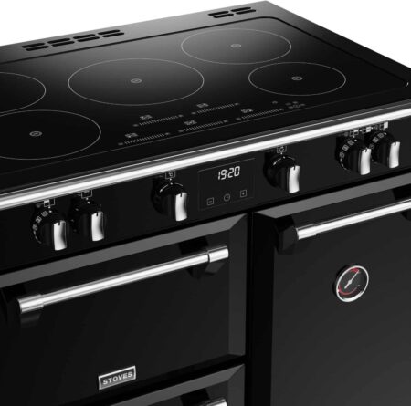 Stoves Richmond DX D900 Ei TCH Zwart inductiefornuis DHZ2007 - Afbeelding 2
