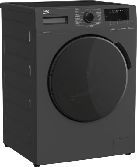 Beko WTV7740A1 wasmachine Voorbelading 7 kg 1400 RPM Zwart EWO0807255 - Afbeelding 3