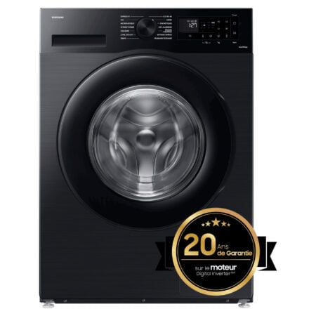 Samsung WW80CGC04DAB wasmachine Voorbelading 8 kg 1400 RPM Zwart EWO0807259