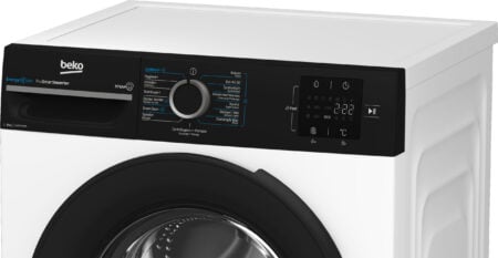 Beko b300 BM3WFT3841B wasmachine Voorbelading 8 kg 1400 RPM Wit DHZ2145 - Afbeelding 9