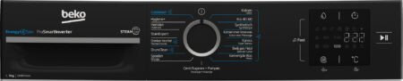 Beko b300 BM3WFT3941B wasmachine Voorbelading 9 kg 1400 RPM Wit - Afbeelding 7