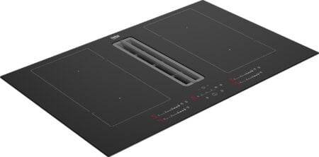 Beko HIXI84700UP kookplaat Zwart Ingebouwd 80 cm Inductiekookplaat zones 4 zone(s) Inbouw afzuigkap DHZ2088 - Afbeelding 4
