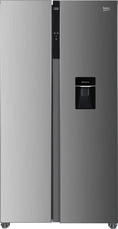 Beko GNO5322WDXPN amerikaanse koelkast Vrijstaand 532 l E Roestvrijstaal