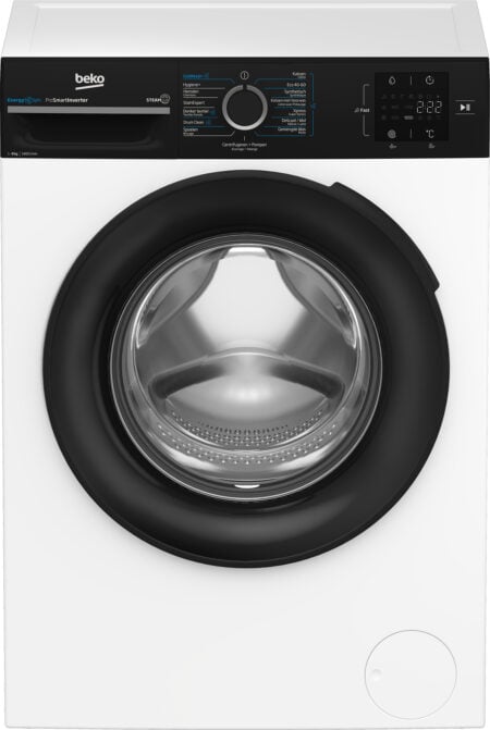 Beko b300 BM3WFT3841B wasmachine Voorbelading 8 kg 1400 RPM Wit DHZ2145 - Afbeelding 11