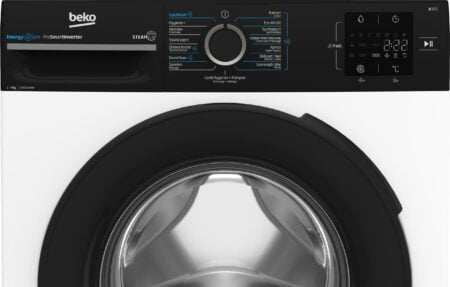 Beko b300 BM3WFU3741B wasmachine Voorbelading 7 kg 1400 RPM Wit DHZ2082 - Afbeelding 5