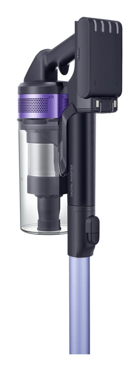 Samsung VS15A6031R4 Steelstofzuiger Batterij/Accu Droog Cyclonisch Zakloos 0,8 l 410 W Zwart, Paars DHZ2257 - Afbeelding 18