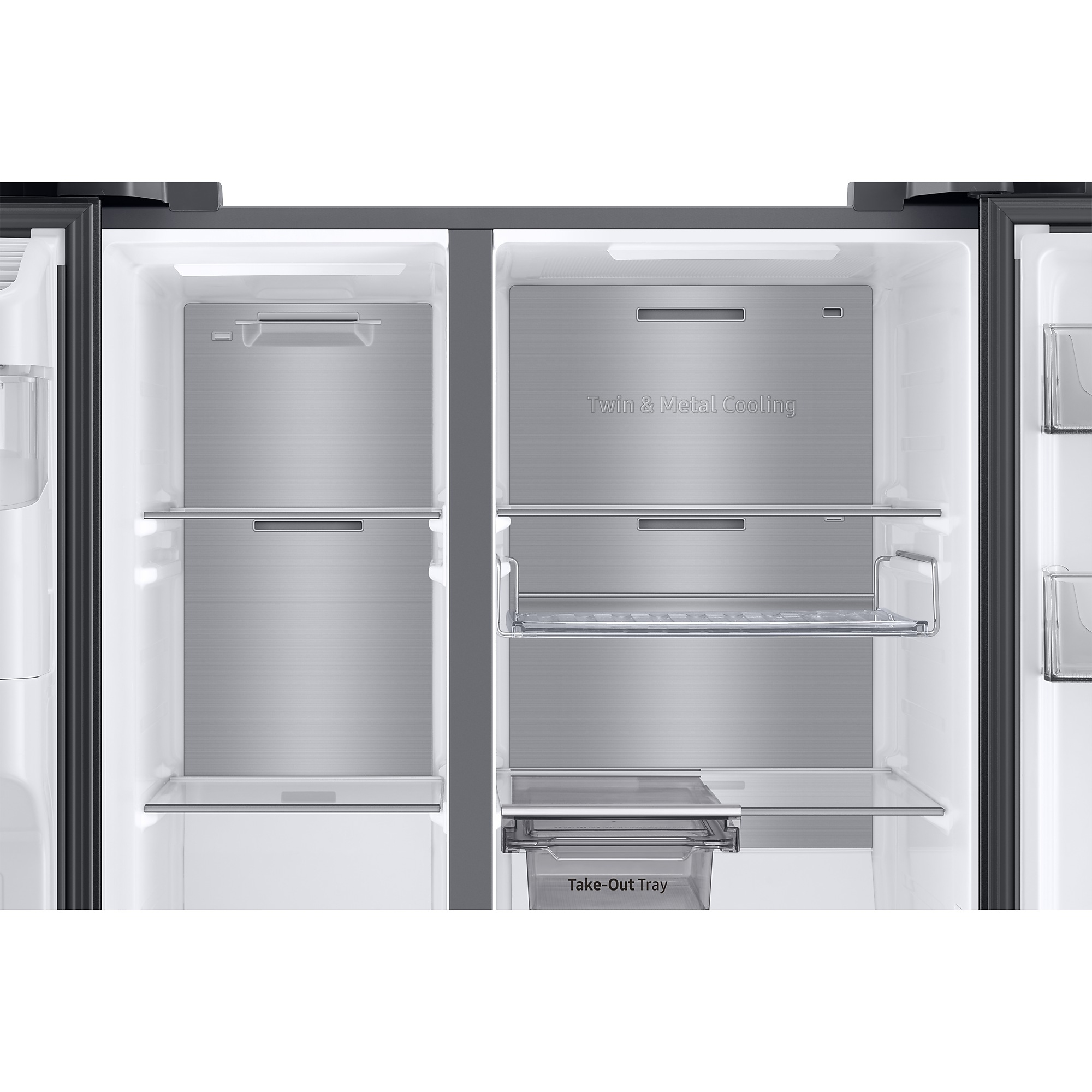 Samsung RS68CG885DB1EF amerikaanse koelkast Vrijstaand 634 l D Zwart Showroommodel EWO63SR - Afbeelding 14