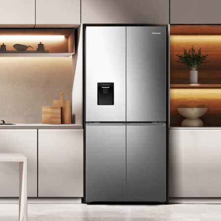 Hisense RQ5P470SMIE koel-vriescombinatie 482 l E Zilver, Roestvrijstaal DHZ2324 - Afbeelding 3