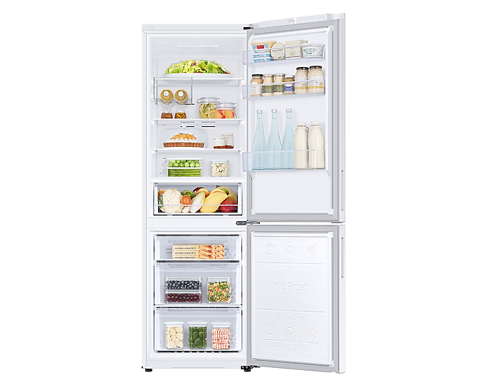 Samsung RB33B612EWW/EF koel-vriescombinatie Vrijstaand 344 l E Wit DHZ2236 - Afbeelding 3