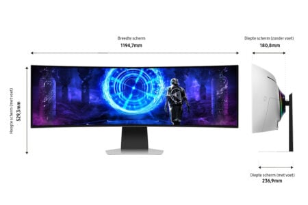 Samsung 49" Odyssey OLED G9 G95SD DQHD 240Hz Smart Gaming Monitor - Afbeelding 6