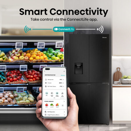 Hisense RQ5P470SMFE koel-vriescombinatie Vrijstaand 482 l E DHZ2318 - Afbeelding 10