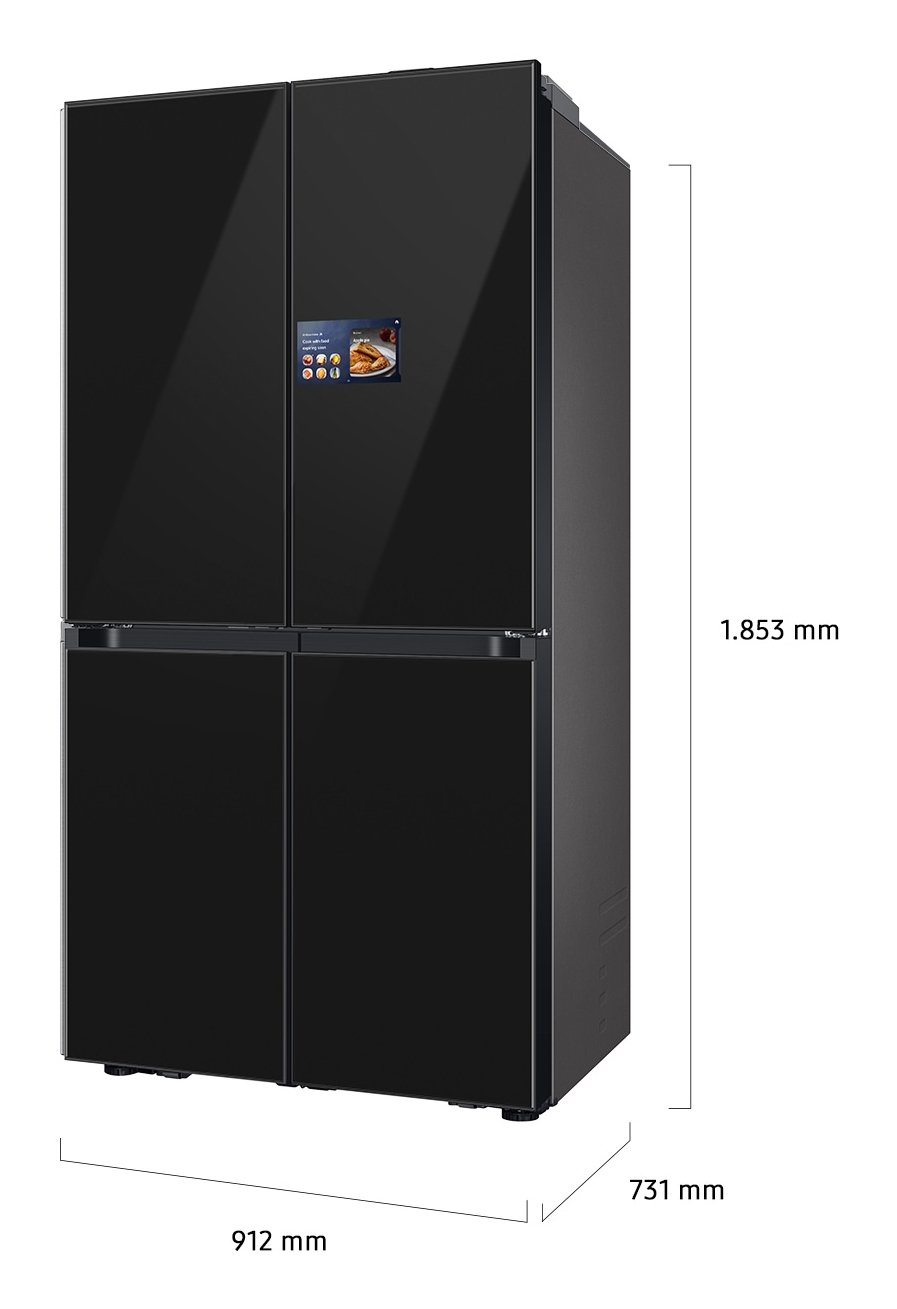 Samsung Series 9 RM90F67CEC amerikaanse koelkast Vrijstaand 654 l E Zwart DHZ2385 - Afbeelding 15