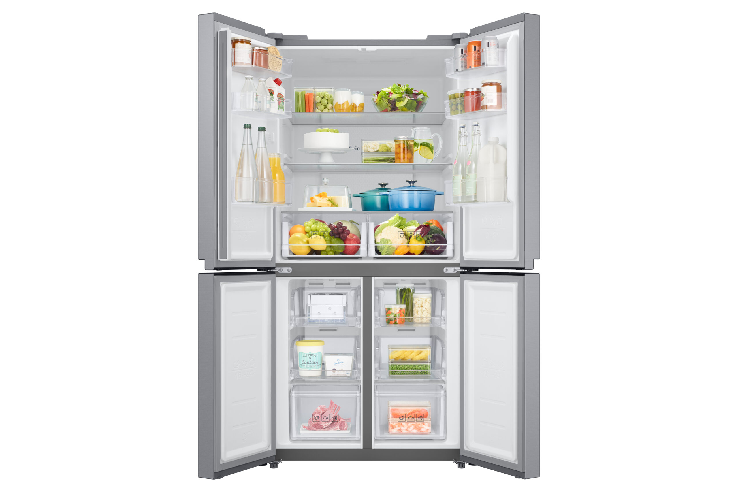 Samsung RF48A400EM9 amerikaanse koelkast Vrijstaand 488 l E Roestvrijstaal DHZ2381 - Afbeelding 10