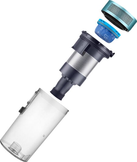 Samsung VS15A6031R1 Steelstofzuiger Batterij/Accu Droog Zakloos 0,8 l 410 W Zwart, Muntkleur DHZ2256 - Afbeelding 9