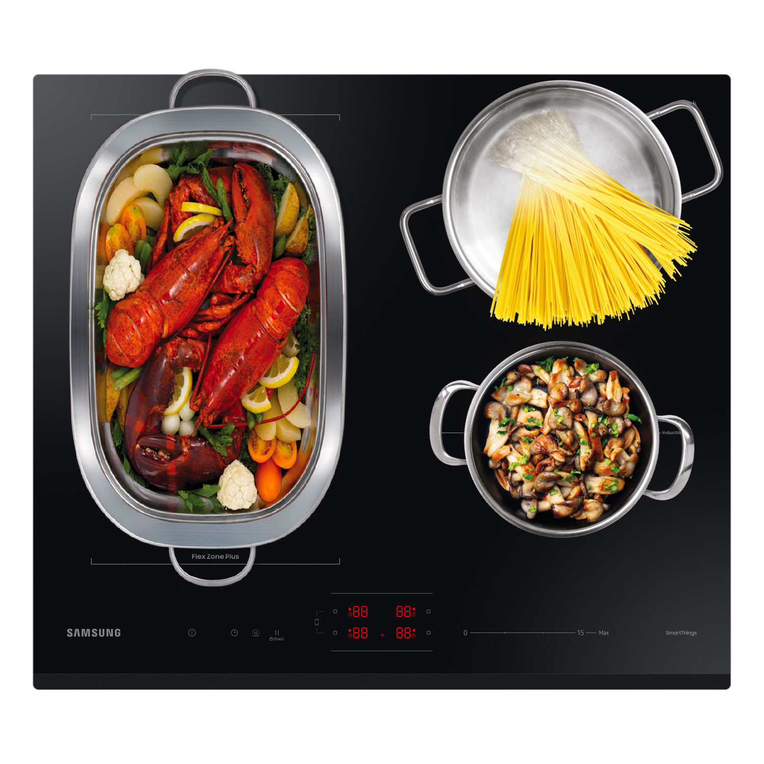 Samsung NZ64B6056GK Zwart Ingebouwd 60 cm Inductiekookplaat zones 4 zone(s) DHZ2363 - Afbeelding 4
