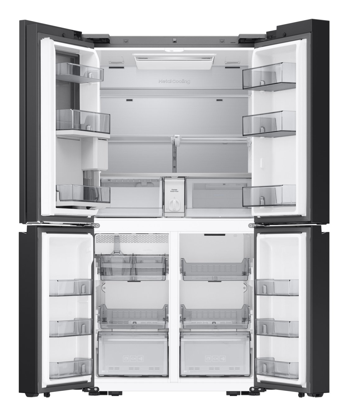 Samsung Series 9 RM90F67CEC amerikaanse koelkast Vrijstaand 654 l E Zwart DHZ2385 - Afbeelding 5