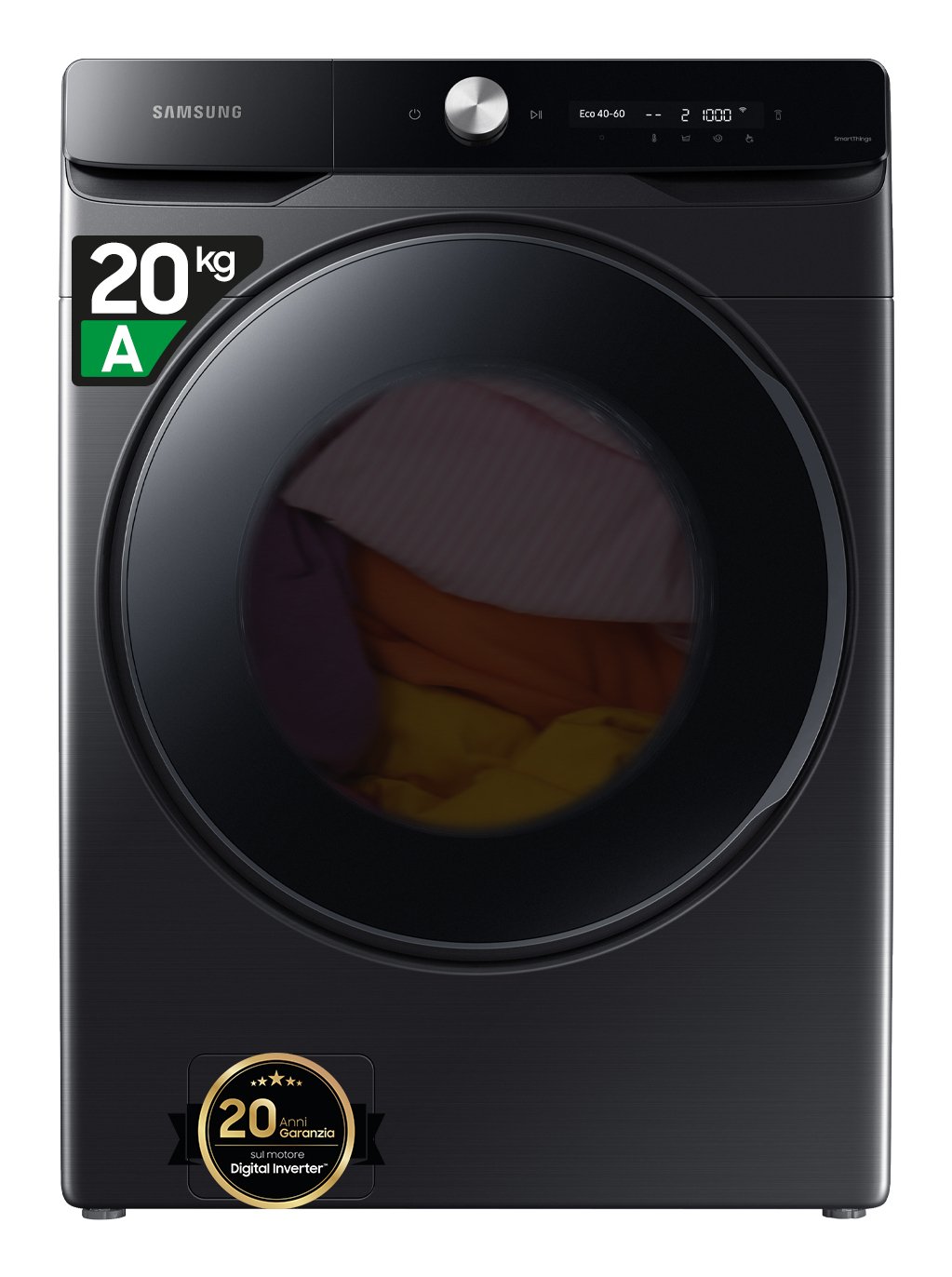 Samsung WF20DG8650BV/U3 wasmachine Voorbelading 20 kg 1000 RPM Zwart - EWO3567