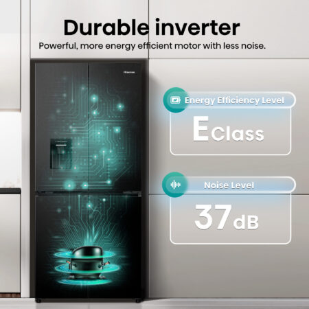 Hisense RQ5P470SMFE koel-vriescombinatie Vrijstaand 482 l E DHZ2318 - Afbeelding 11