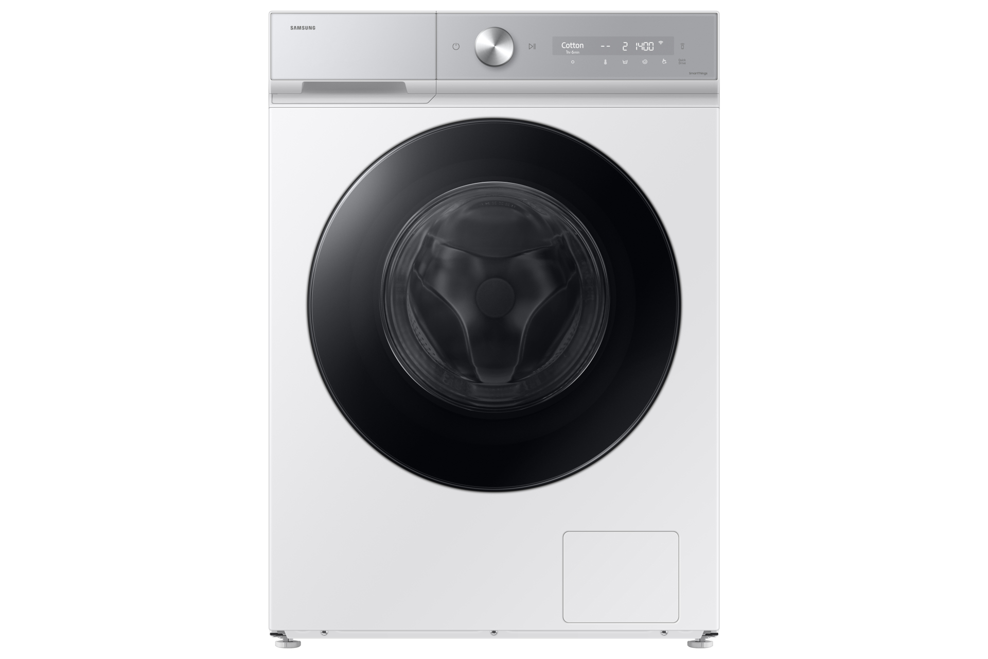 Samsung WD90DB8B85GH Was-droogcombinatie Vrijstaand Voorbelading Zilver, Wit D - EWO3190