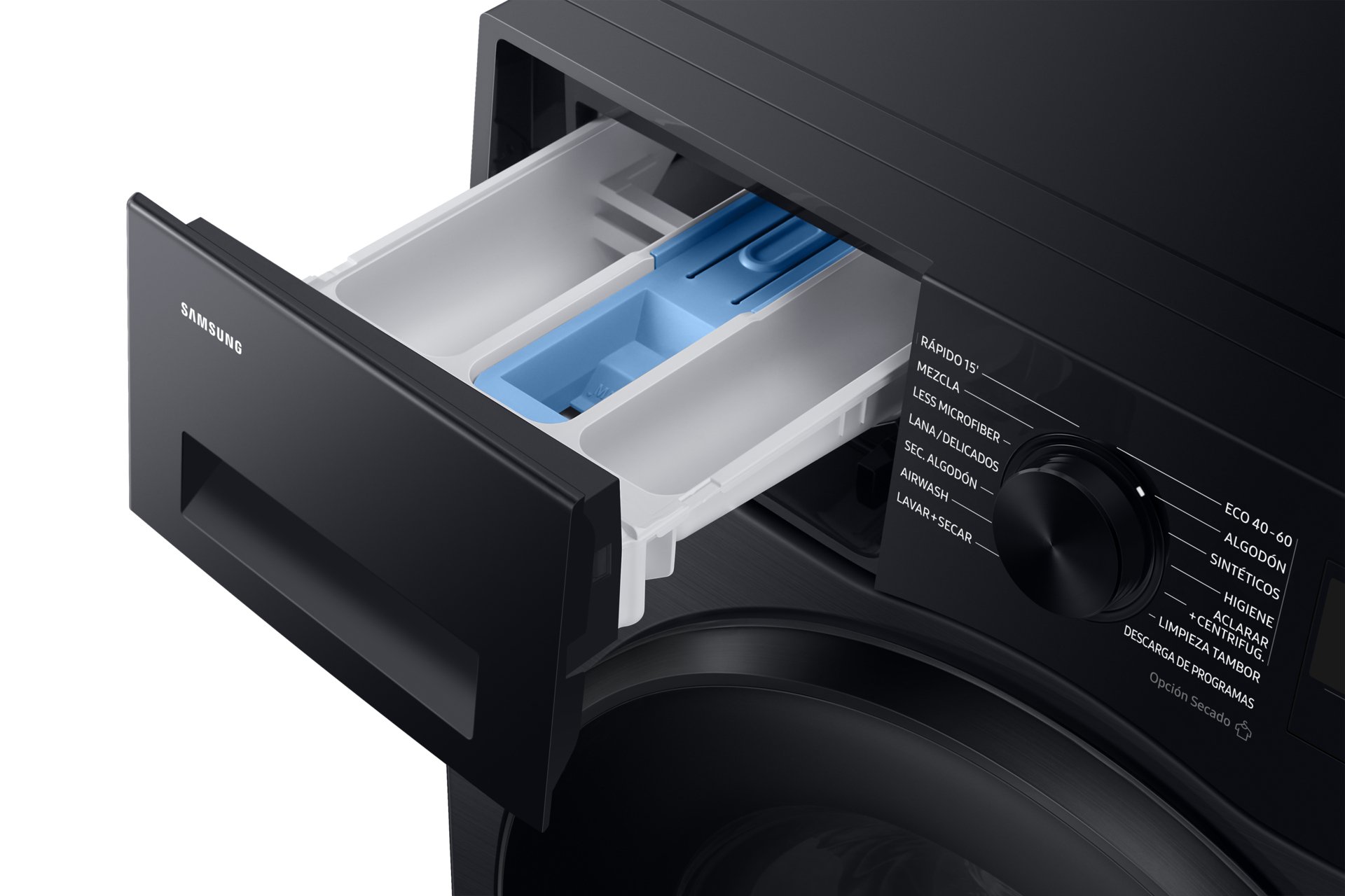 Samsung WD90DG5B15BB Was-droogcombinatie Vrijstaand Voorbelading Zwart D - Afbeelding 10
