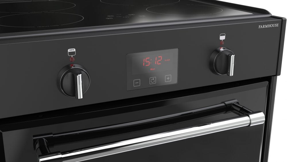 Belling 60 Ei Zwart Vrijstaand fornuis Electrisch Inductiekookplaat zones - Afbeelding 4