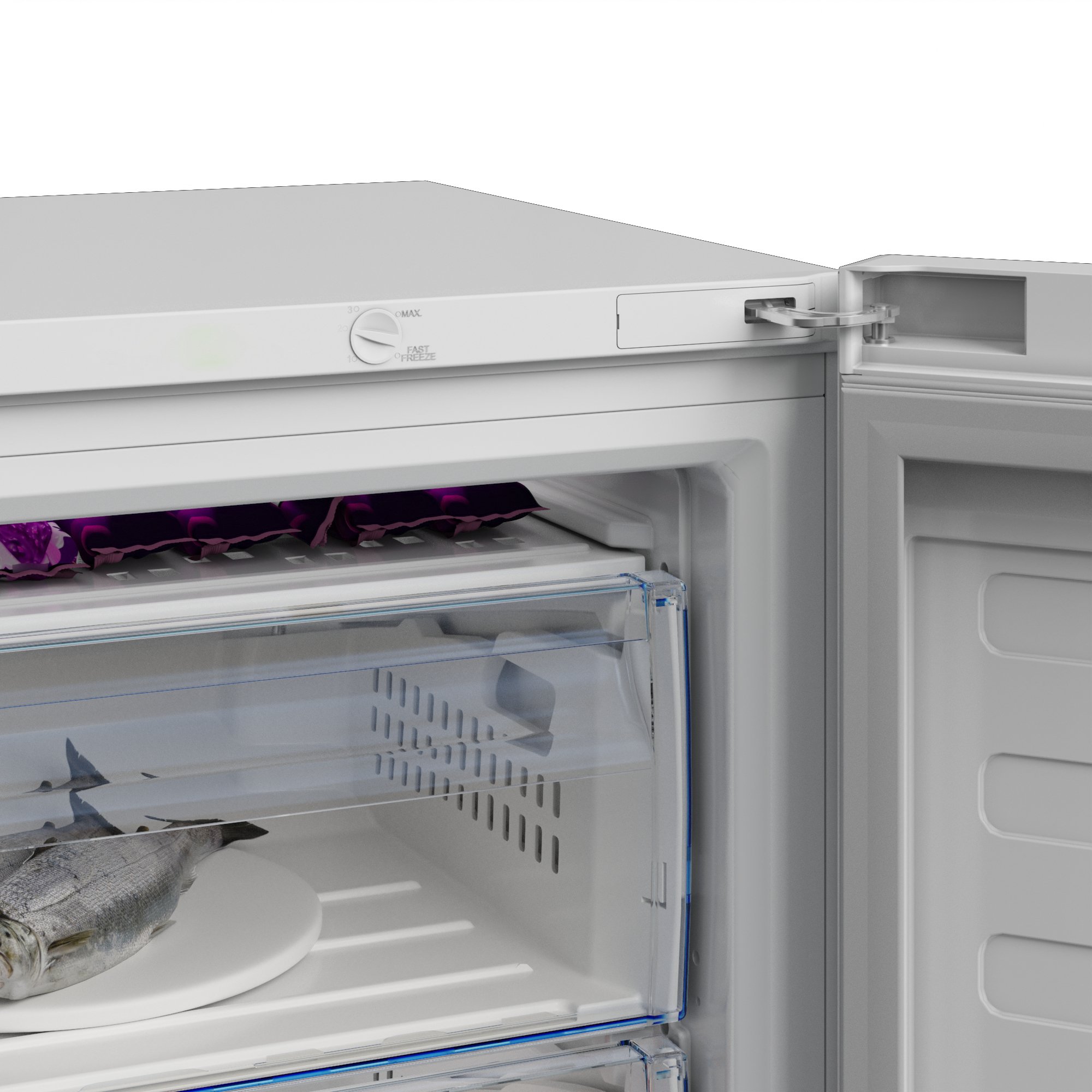 Beko RFSA240M41WN Vrieskast Vrijstaand 215 l E Wit - Afbeelding 7