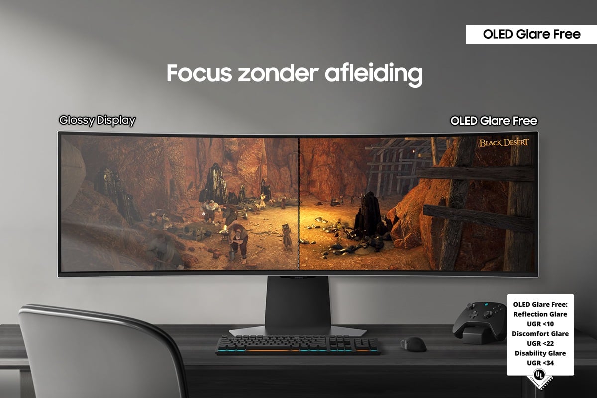 Samsung 49" Odyssey OLED G9 G95SD DQHD 240Hz Smart Gaming Monitor EWO3125 - Afbeelding 8