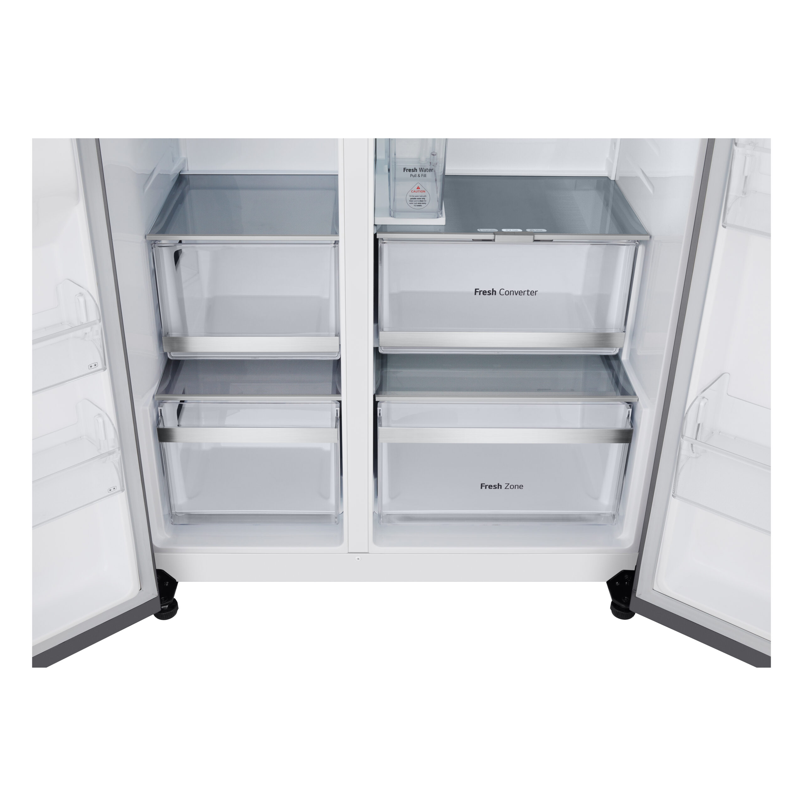 LG GSLE81PYBC amerikaanse koelkast Vrijstaand 628 l C Zilver - Afbeelding 13