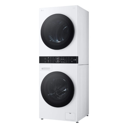 LG WT1210WWF Was-droogcombinatie Vrijstaand Voorbelading Wit A - Afbeelding 4