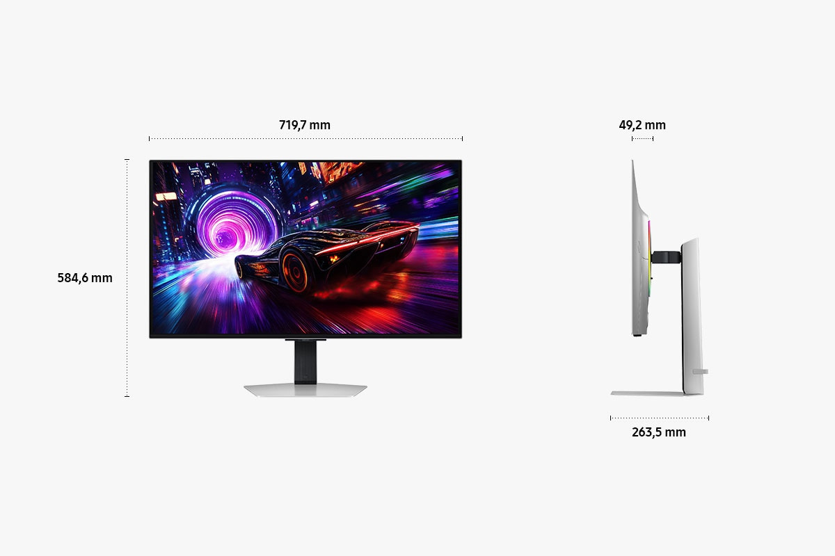 Samsung S32FG814SU computer monitor 81,3 cm (32") 3840 x 2160 Pixels 4K Ultra HD OLED Zilver EWO055 - Afbeelding 6