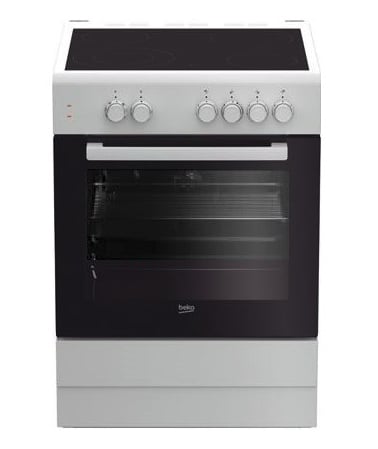 Beko FSM67010GW fornuis Vrijstaand fornuis Electrisch Keramisch Wit DHZ2608 - Afbeelding 3