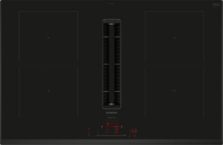 Siemens iQ500 ED851HQ26M kookplaat Zwart Ingebouwd 80 cm Inductiekookplaat zones 4 zone(s) Inbouw afzuigkap